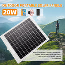 Painel solar de 30 W com porta USB - Carregador sem bateria para celulares