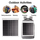 Painel solar de 30 W com porta USB - Carregador sem bateria para celulares