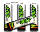 4 Pilhas recarregávies  AA  4700mAh