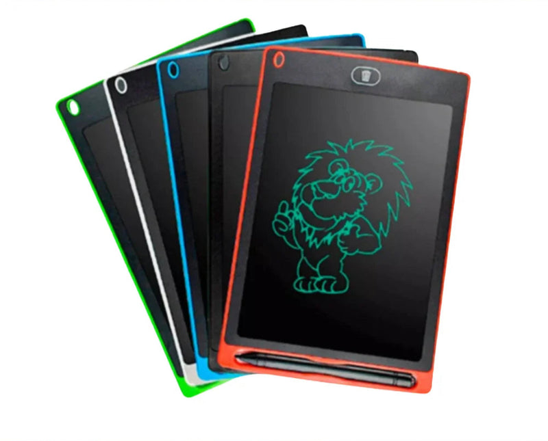 Tablet Lousa Digital Infantil LCD "8.5,10,12” com Caneta - Tablet para Desenho, Escrita e Estudo (Cores Sortidas)