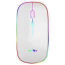 Mouse Wireless Recarregável Led Rgb 2.4 Ghz Sem Fio