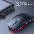 Mouse Wireless Recarregável Led Rgb 2.4 Ghz Sem Fio