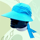 Boné Viseira Feminina Tactel Aba Larga Proteção ao sol