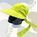 Boné Viseira Feminina Tactel Aba Larga Proteção ao sol
