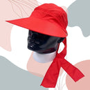 Boné Viseira Feminina Tactel Aba Larga Proteção ao sol