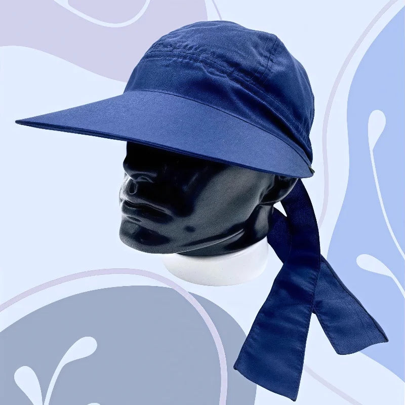Boné Viseira Feminina Tactel Aba Larga Proteção ao sol