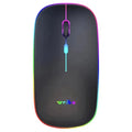 Mouse Wireless Recarregável Led Rgb 2.4 Ghz Sem Fio