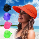 Boné Viseira Feminina Tactel Aba Larga Proteção ao sol