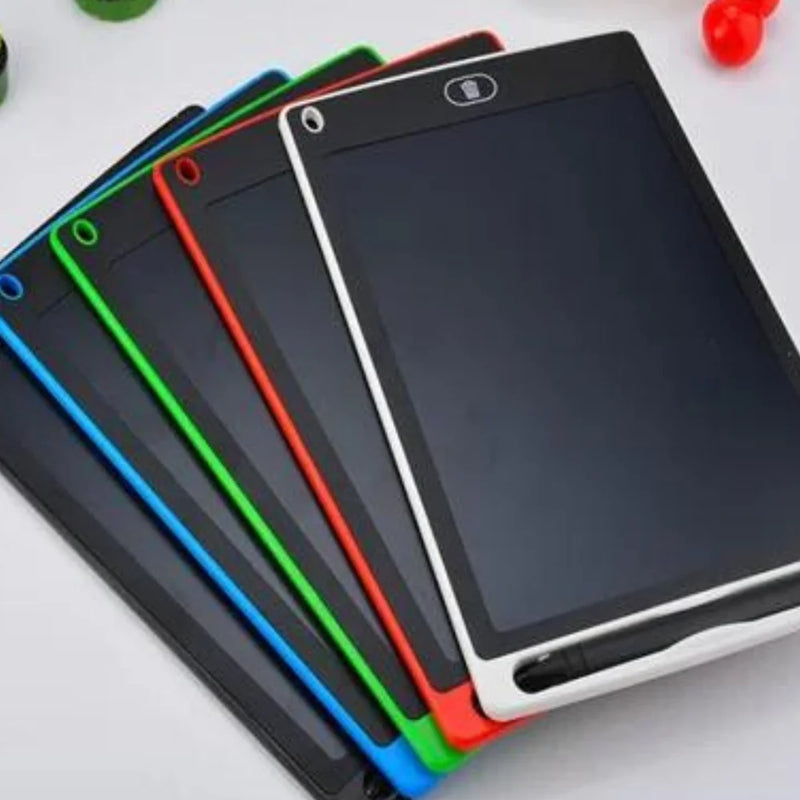 Tablet Lousa Digital Infantil LCD "8.5,10,12” com Caneta - Tablet para Desenho, Escrita e Estudo (Cores Sortidas)