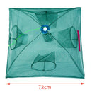 Rede de pescar tipo gaiola com 2 a 12 buracos