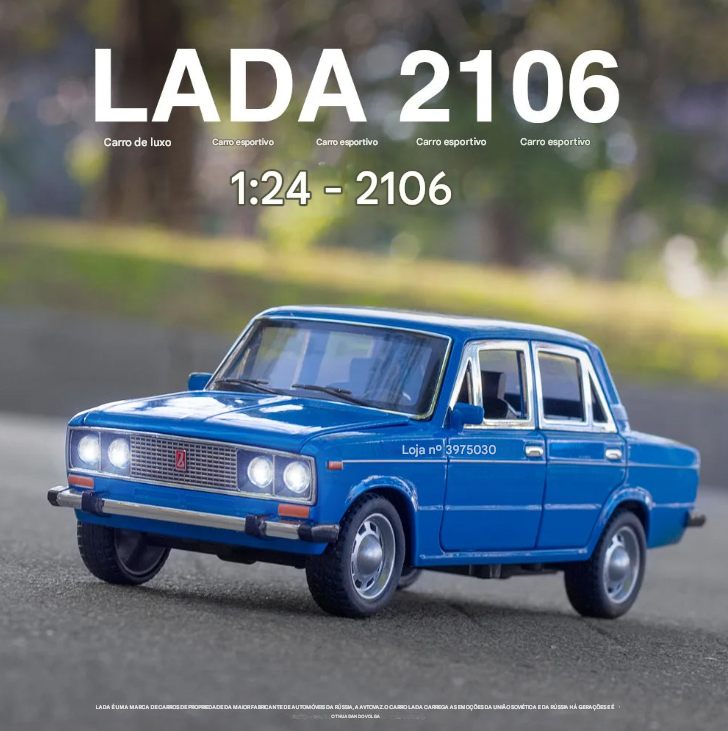 Carro Russo Lada 2106   1:24