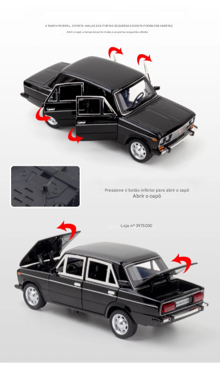 Carro Russo Lada 2106   1:24
