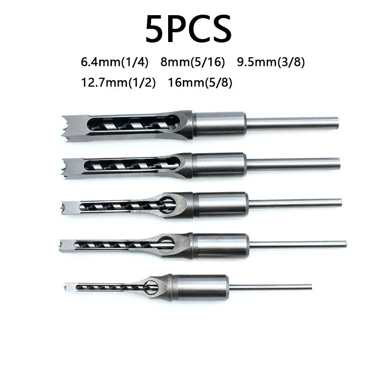 Dispositivo para fazer furo quadrado em madeira