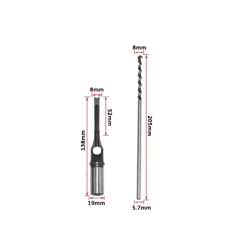 Dispositivo para fazer furo quadrado em madeira