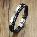 Pulseira Couro Masculina
