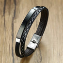 Pulseira Couro Masculina