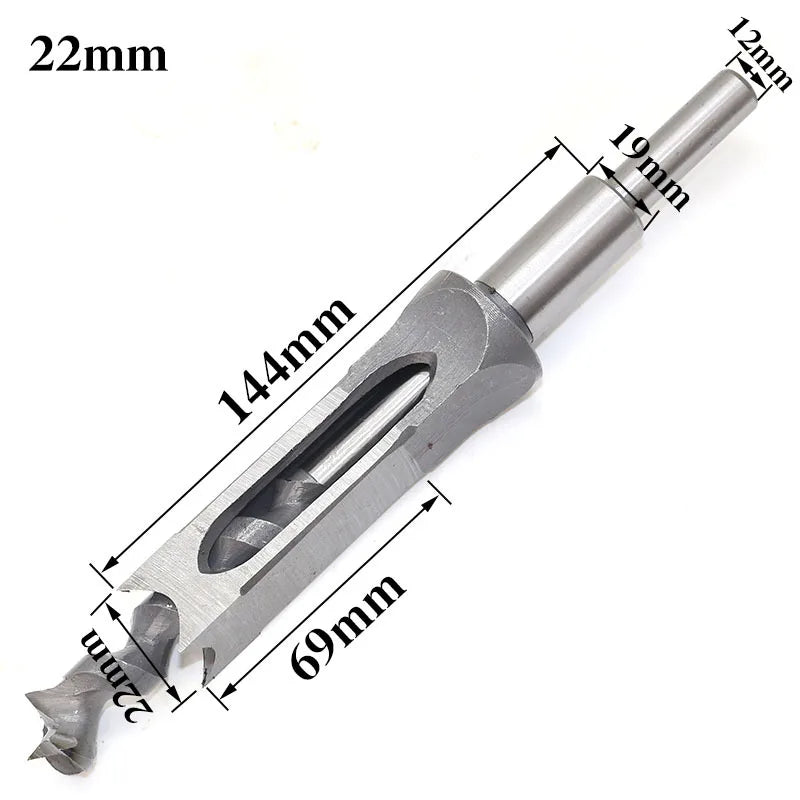 Dispositivo para fazer furo quadrado em madeira