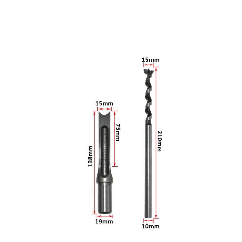 Dispositivo para fazer furo quadrado em madeira
