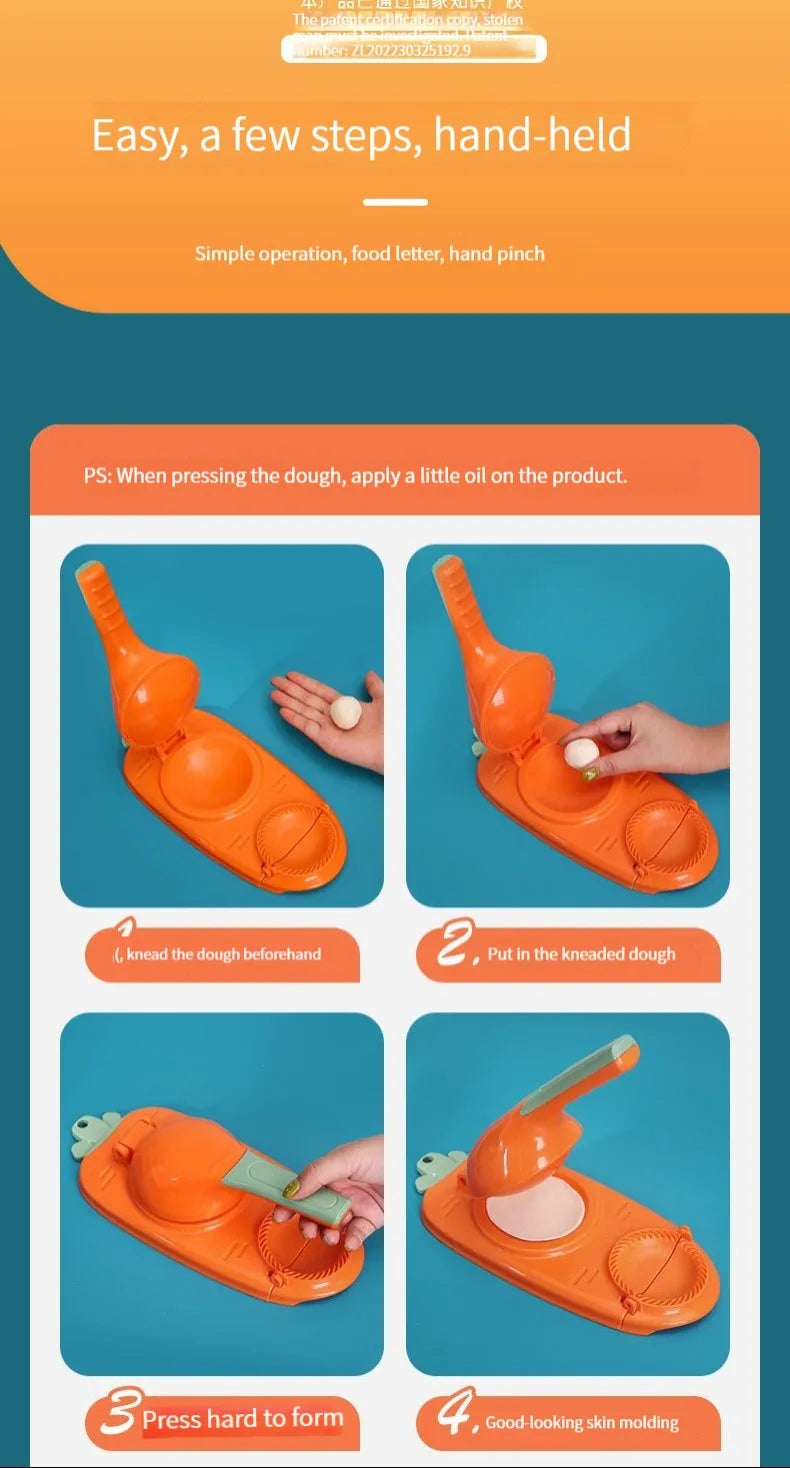 Maquininha para moldar bolinhos e pastéis