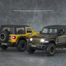 Jeeps Wrangler Rubicon Off-Road 1:32 - Metal Fundido com Som e Luz