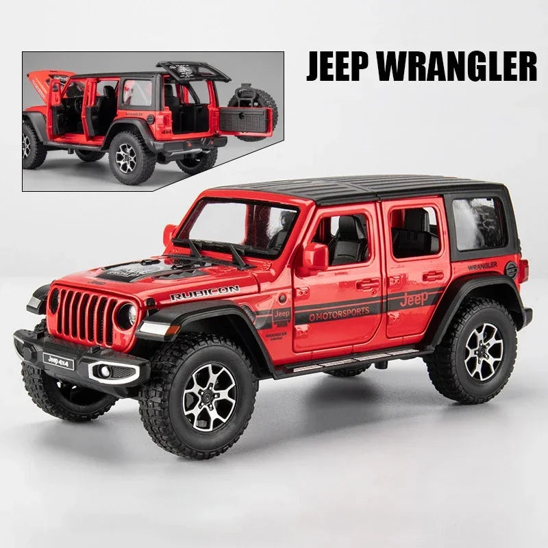 Jeep Wrangler Rubicon 1:22 – A Lenda em Miniatura