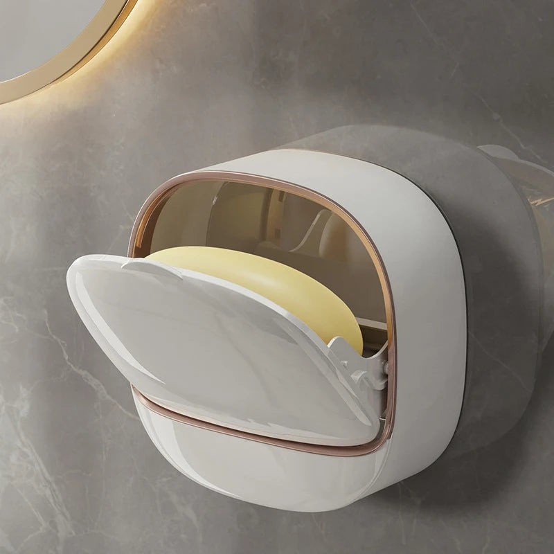 Saboneteira com drenagem para banheiro