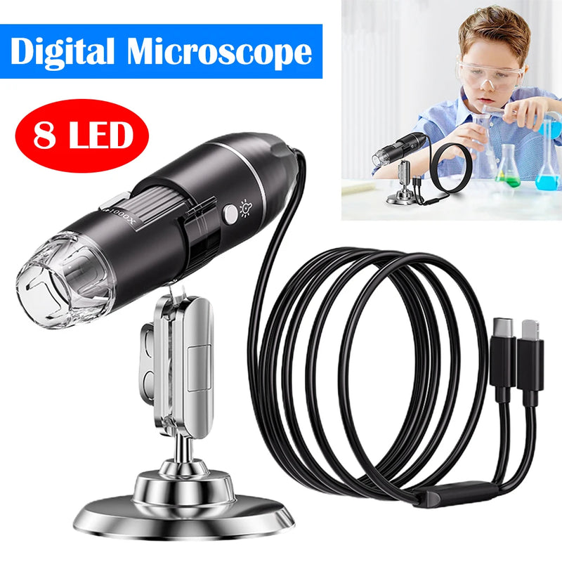 Microscópio Digital Portátil 1600X