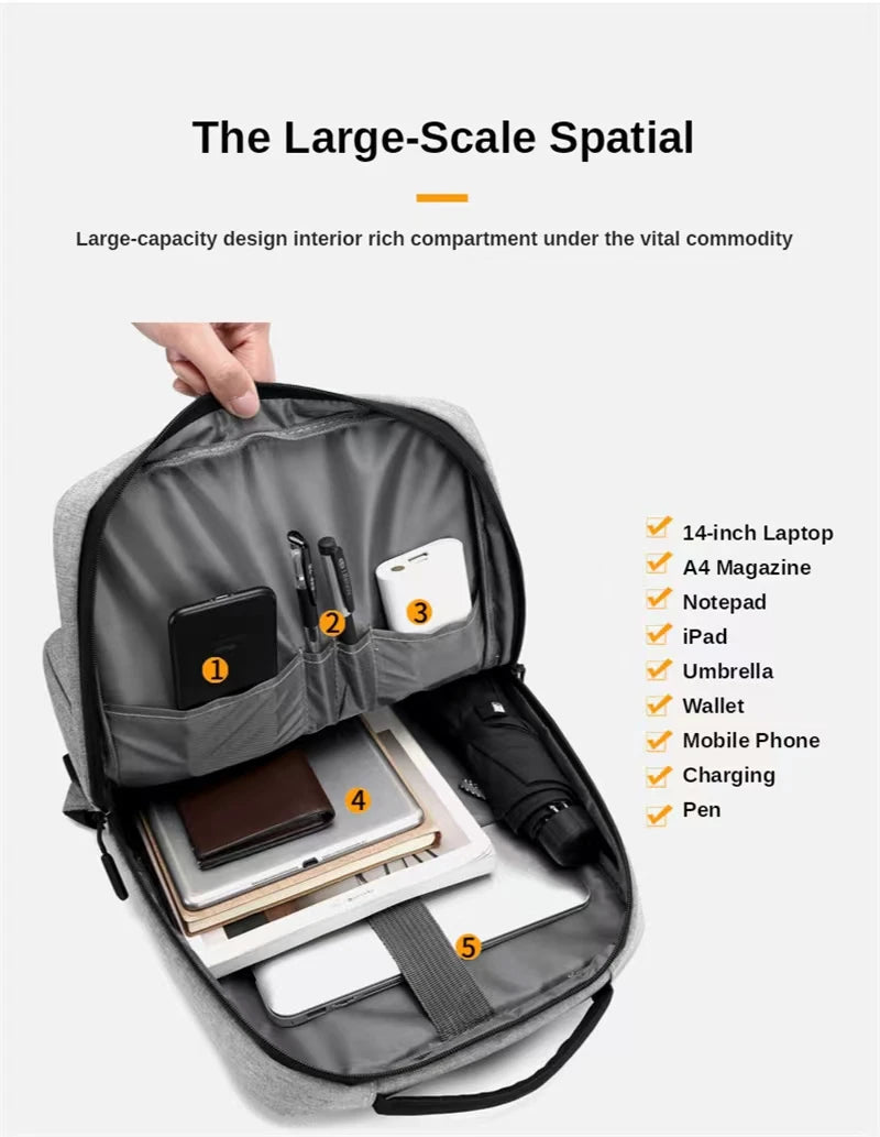 Mochila Escolar de Grande Capacidade para Estudante - Impermeável