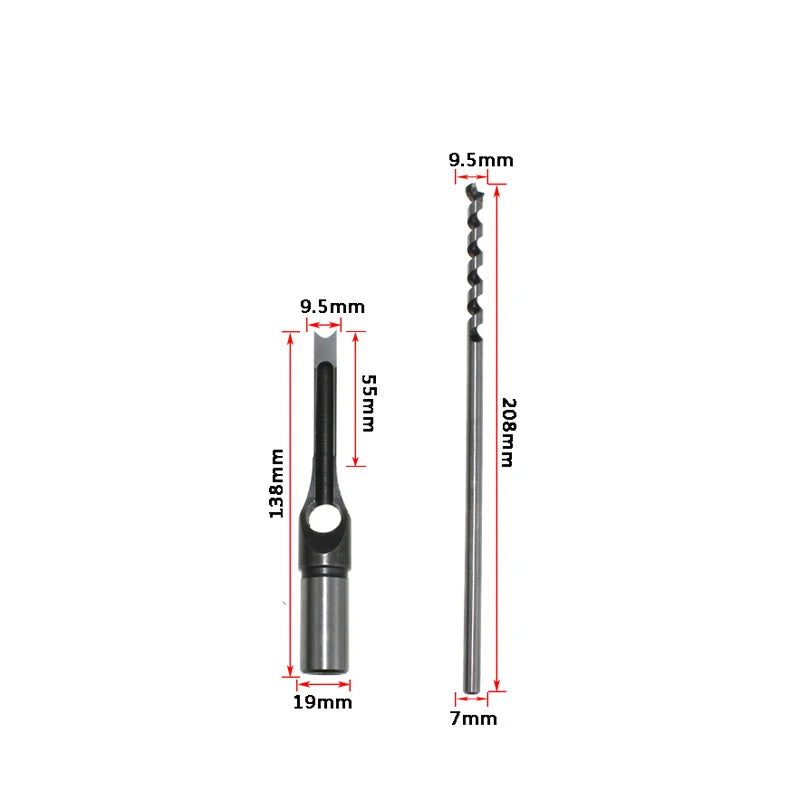 Dispositivo para fazer furo quadrado em madeira