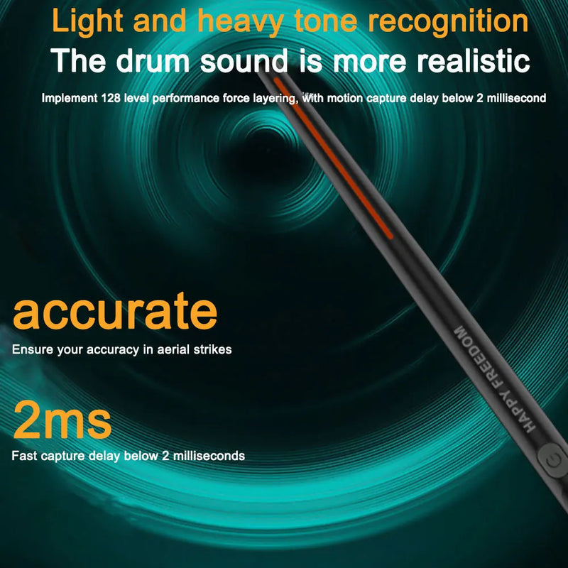 Baquetas eletrônicas portáteis - sua bateria virtual