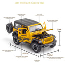 Jeeps Wrangler Rubicon Off-Road 1:32 - Metal Fundido com Som e Luz