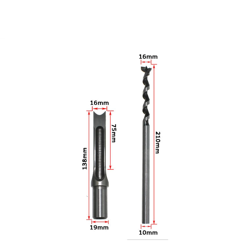 Dispositivo para fazer furo quadrado em madeira