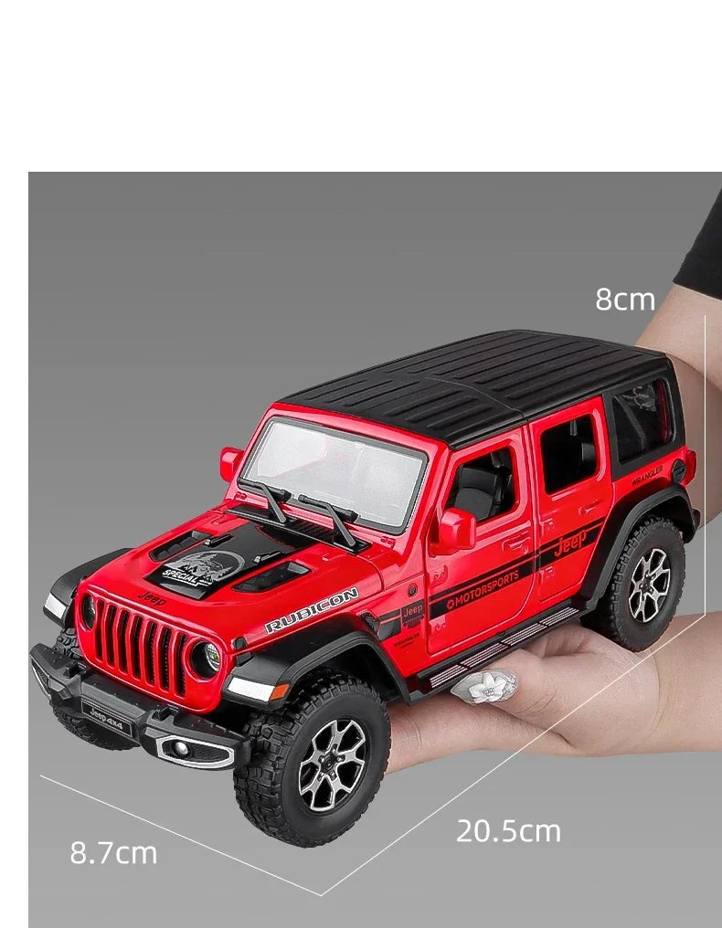 Jeep Wrangler Rubicon 1:22 – A Lenda em Miniatura