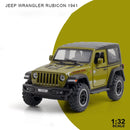 Jeeps Wrangler Rubicon Off-Road 1:32 - Metal Fundido com Som e Luz