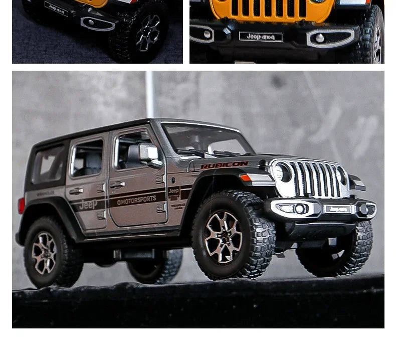 Jeep Wrangler Rubicon 1:22 – A Lenda em Miniatura