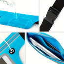 Cinta com bolsa impermeável para celular