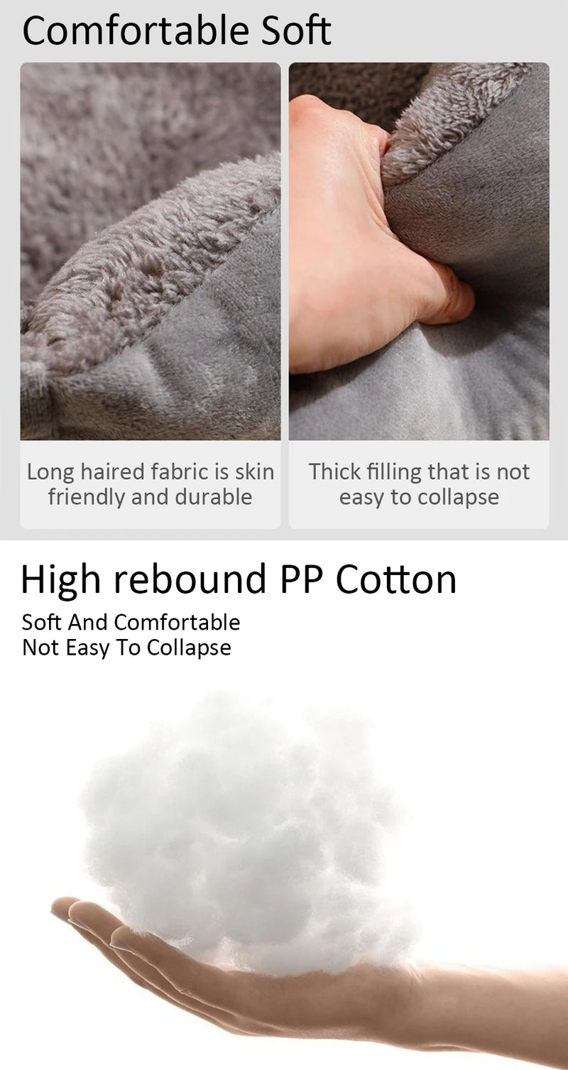 Conforto Acolhedor para Seu Pet: Cama de Pelúcia