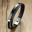 Pulseira Couro Masculina