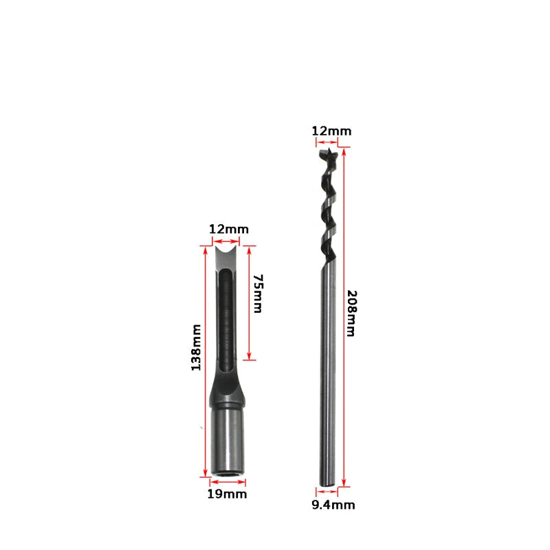 Dispositivo para fazer furo quadrado em madeira