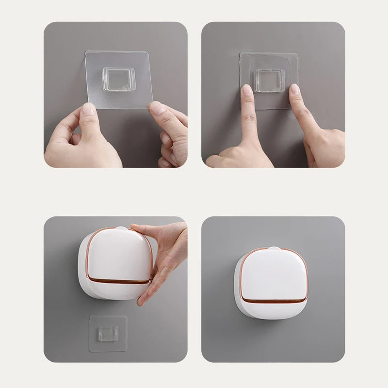 Saboneteira com drenagem para banheiro