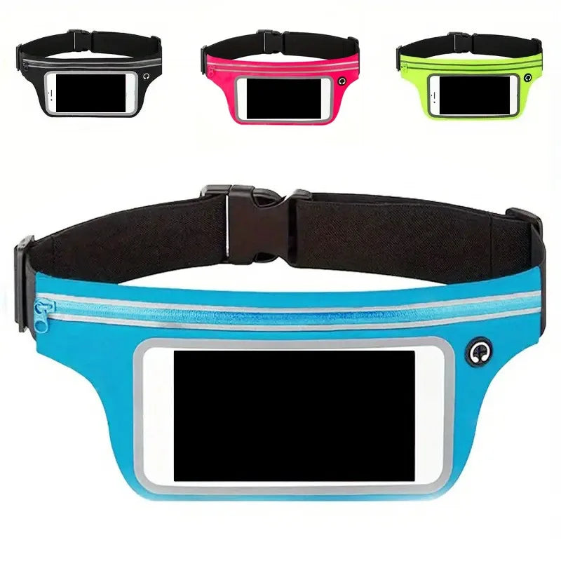 Cinta com bolsa impermeável para celular
