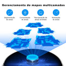 Robô aspirador de pó Liectroux / LILIN XR500,Sistema Lidar Laser LDS