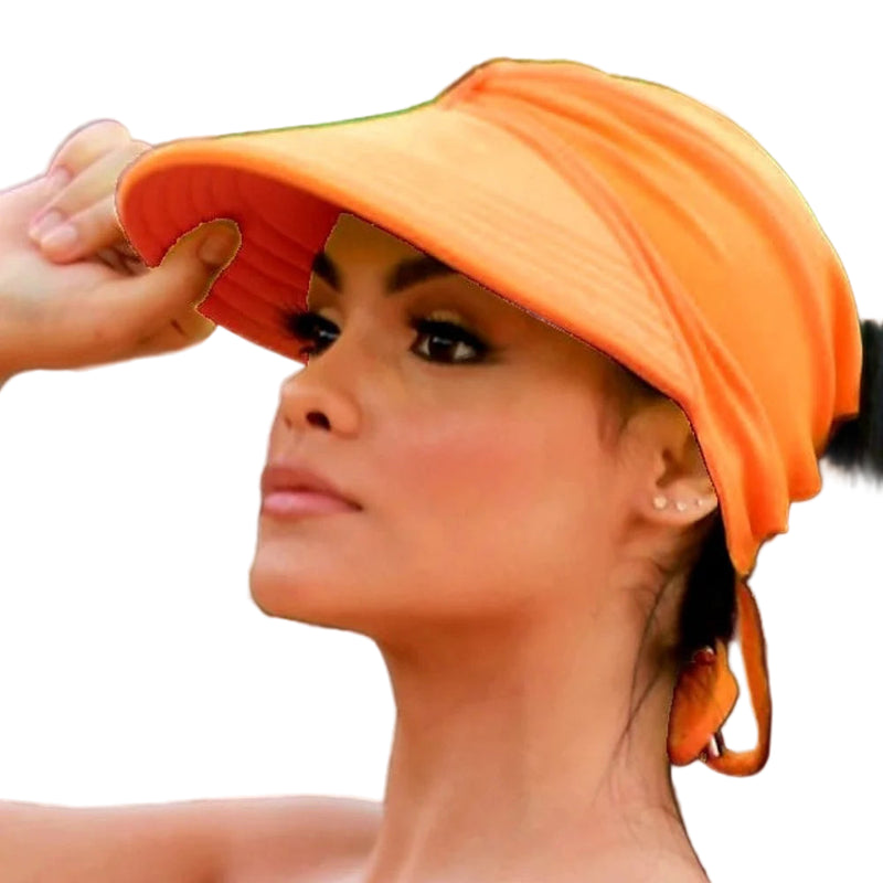 Viseira Turbante Bandana Moda Praia Proteção Solar UV50