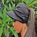 Viseira Turbante Bandana Moda Praia Proteção Solar UV50