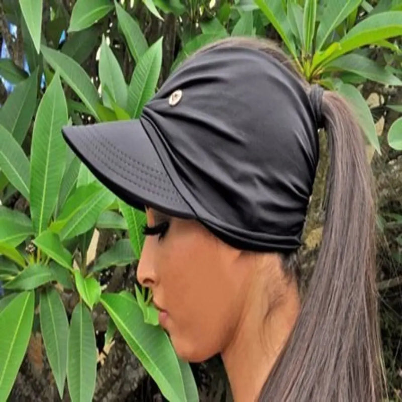 Viseira Turbante Bandana Moda Praia Proteção Solar UV50