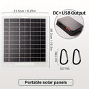 Painel solar de 30 W com porta USB - Carregador sem bateria para celulares