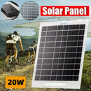 Painel solar de 30 W com porta USB - Carregador sem bateria para celulares