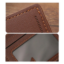 Carteira de couro pu vintage