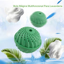 Bolas com "detergente" ecológico para lavar roupas na máquina