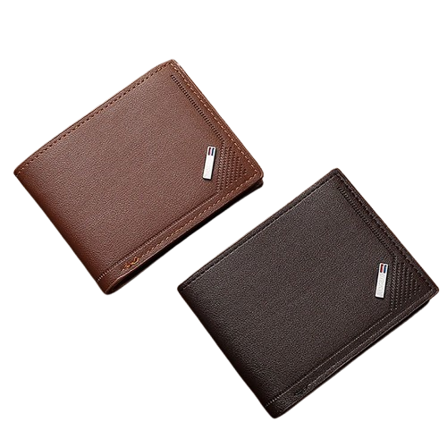 Carteira de couro pu vintage